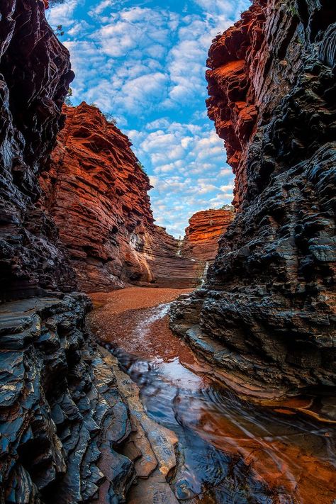 Karijini National Park, Western Australia by paulmp on DeviantArt | Australia landscape, National parks, Western australia travel Western Australia Travel, Australia Landscape, Panorama Photography, World Most Beautiful Place, Western Landscape, Australian Travel, Places In The World, Beaches In The World, Most Beautiful Cities