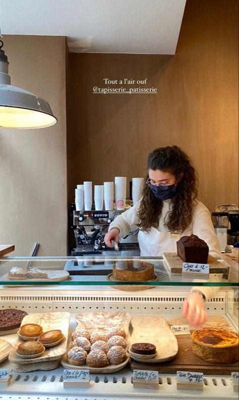 Bakery Uniform Aesthetic, Paris Bakery, Bakery Website, Organic Store, Parisian Lifestyle, French Bakery, Lovely Things, Instagram Captions, Aesthetically Pleasing