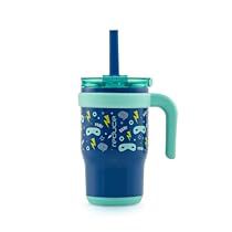 Cold Time, Superhero Masks, Kids Cups, Kids Tumbler, Clover Green, Mug With Lid, Tumbler With Handle, Pink Lemonade, Reusable Straw