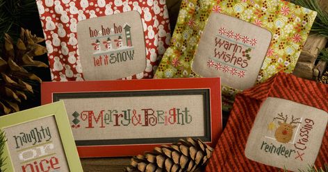 Yes, Santa's on his way...along with a lot of other new seasonal designs. We just shipped new designs yesterday to needlework shops around t... Snow Cross Stitch Pattern, Snow Cross Stitch, Lizzie Kate, Needlework Shops, Stitch Christmas, Cross Stitch Patterns Christmas, Cross Stitch Fabric, Needlepoint Kits, Holiday Colors