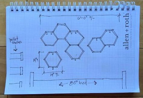 Wood Honeycomb, Green Edit, Diy Honeycomb, Burger Design, Honey Decor, Diy Rack, Blue Shelves, Honeycomb Shelves, Hexagon Shelves