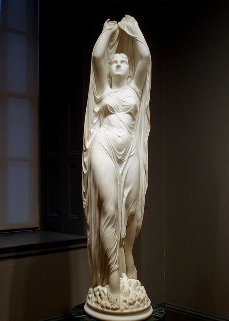 Chauncey Bradley Ives Undine Rising from the Waters, modeled ca. 1880-1882 Yale… Undine Rising From The Waters, Undine Rising, Classic Sculpture, Figure Sculpture, Marble Statues, Marble Sculpture, Figurative Sculpture, Sculptures & Statues, Art Sculpture