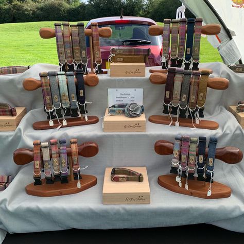 I’m out and about today at a charity dog show for Homes for Hounds 🐾 lots of lovely dogs here already #charitydogshow #homesforhounds #dogshow #sunsshining #greyhoundrescue #companiondogshow #handmadedogcollars Dog Collar Display, Collar Display, Handmade Dog Accessories, Greyhound Rescue, Market Table, About Today, Handmade Dog Collars, Dog Boutique, Handmade Dog