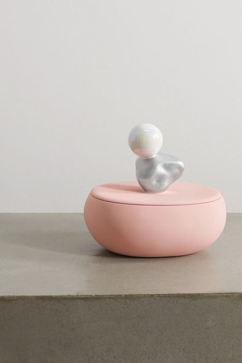 Ceramic Jewelry Box, Anissa Kermiche, Ceramic Boxes, Sculptural Object, Pink Ceramic, Pretty Decor, Natural Logo, Home Decor Online, Ceramics Ideas Pottery