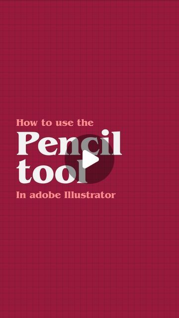 Adobe Illustrator Projects High School, Pencil Tool Illustrator, Adobe Illustrator Tips And Tricks, Illustrator Tricks, Illustrator Tools, Illustrator Hacks, Illustrator Tips, High School Project, Illustrator Logo