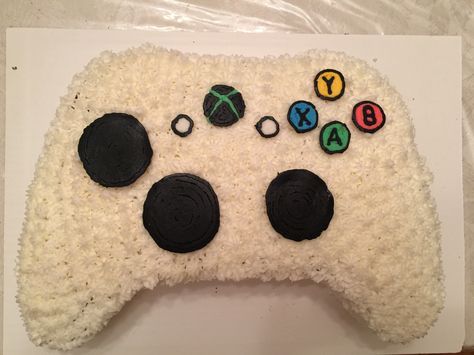 Game Controller Pull Apart Cupcakes, Xbox Controller Cupcake Cake, Gaming Controller Cake, Controller Cake Ideas, Easy Gamer Cake, Game Controller Cupcake Cake, Xbox Controller Cake, Video Game Controller Cake, Xbox Birthday Cake