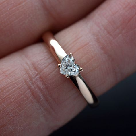 Marquise solitaire ring