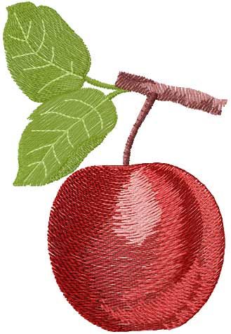 Apple free embroidery design - Fruits and Vegetables embroidery - Machine embroidery community Fruit Embroidery Design, Embroidery Fruits And Vegetables, Fruit Embroidery Patterns, Fruits Embroidery, Embroidery Machine Ideas, Apple Embroidery, Best Embroidery Machine, Embroider Ideas, Art Dolls Cloth