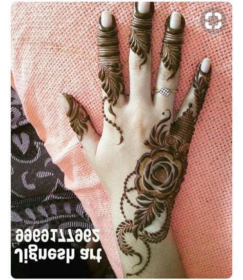 Basic Henna, Designer Mehandi, Khafif Mehndi Design, Floral Henna Designs, Tato Henna, Mehndi Designs 2018, Henna Art Designs, Rose Mehndi Designs, Mehndi Design Pictures