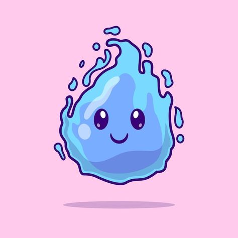 Vector gratuito lindo elemento agua dibu... | Free Vector #Freepik #freevector #agua-dibujo #animado #dibujos-animados #gotas The Water Cycle, Water Icon, 2160x3840 Wallpaper, Water Drawing, Science Projects For Kids, Vector Icons Illustration, Water Cycle, Water Element, Elements Of Art