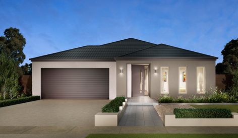 House Facades Australia, Rendered House, Rendered Houses, Front Facade, Facade Cladding, House Colours, House Facades, House Facade, Front Yard Ideas