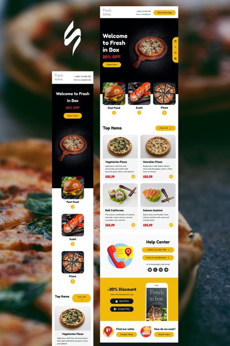 Explore our Food email templates to find just the right look for you. Create eye-catching templates that leave a lasting impact.🌠🌟 Follow us on Pinterest for design and marketing hacks! 📈💌 #food #foodemail #stripoemail #emailtemplatedesign #emaildesign #emailmarketing #emailmarketingdesign Promo Email, Quick Salmon, Food Marketing, Marketing Hacks, Salmon Sashimi, Holiday Emails, Email Template Design, Avocado Cream, Email Newsletter Design