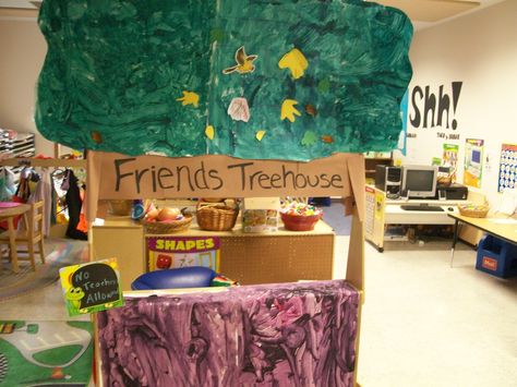 During Friendship Week Dramatic Play Friendship Theme, Friendship Dramatic Play Preschool, Tree Study Creative Curriculum Preschool Dramatic Play, Friendship Week, Tree Unit, Preschool Friendship, Creative Curriculum Preschool, Friendship Lessons, Play Preschool