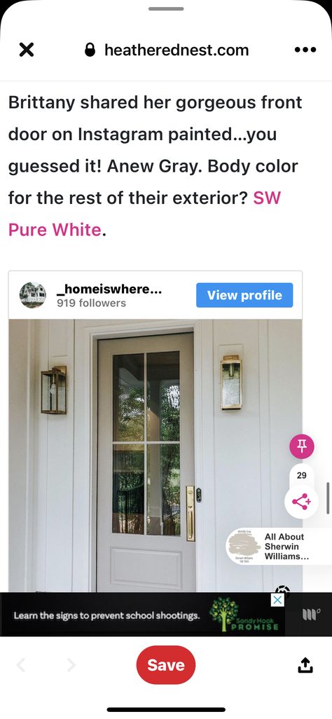 Anew Gray Exterior Sherwin Williams, Gray Exterior Door, Sherwin Williams Anew Gray, Anew Grey, Gray Front Door, Anew Gray Sherwin Williams, Grey Front Door, Anew Gray, Gray Exterior