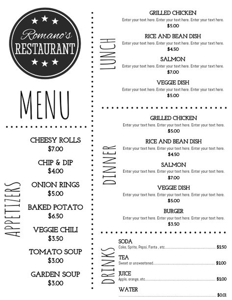 Menu, Menu Template, small business flyers, restaurant menus, menu designs, graphic design, food menu, bar menu, cafe, shop, pizza menu. Drive Thru Menu Design, Restaurant Menu Template Free Editable, Menu Design Layout, Free Menu Templates, Cafe Menu Design, Restaurant Identity, Menue Design, Restaurant Poster, Retro Logo Design