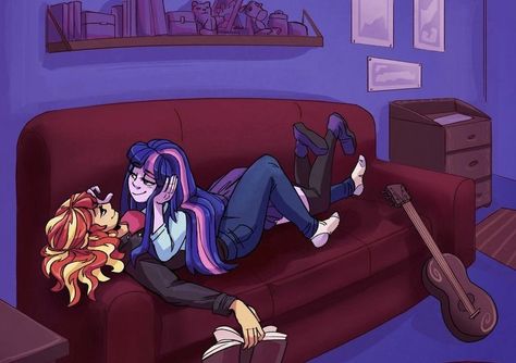 Sunset Shimmer And Twilight Sparkle, Twilight Pony, Arte Aries, Mlp Twilight, Eren Aot, Princess Twilight Sparkle, My Lil Pony, Mlp Fan Art, My Little Pony Comic