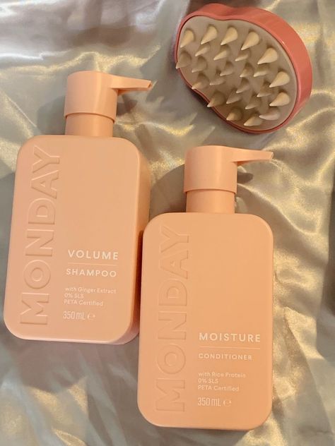 MONDAY shampoo and conditioner Haircare Aesthetic Photography, Monday Shampoo Aesthetic, Hair Conditioner Aesthetic, Monday Haircare Aesthetic, Hair Care Aesthetic Photography, Hair Care Aesthetic Pictures, Hair Care Collection, Hair Wash Aesthetic, Shampoo And Conditioner Aesthetic