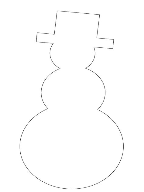 snowman January Crafts, Snowman Pattern, Felt Christmas Decorations, Winter Preschool, Winter Crafts For Kids, Snowmen Patterns, Preschool Printable, Navidad Diy, Preschool Christmas