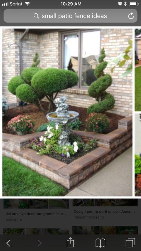 Front Garden Landscape, Small Front Yard Landscaping, Front Yard Design, Easy Landscaping, Diy Gardening, Front Yard Landscaping Simple, Front Lawn, Front Yard Garden, Yard Design