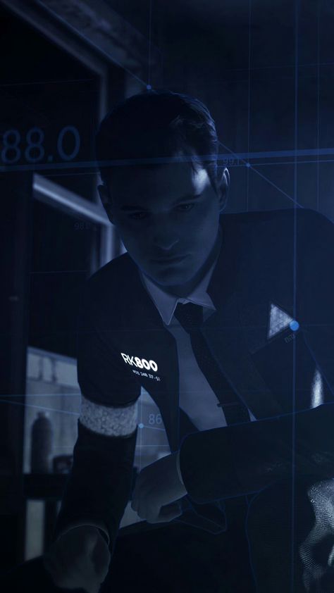 Connor | RK800 Detroit Wallpaper, Detroit: Become Human, Arte Ninja, Quantic Dream, Bryan Dechart, Detroit Become Human Connor, Becoming Human, Detroit Being Human, Story Games