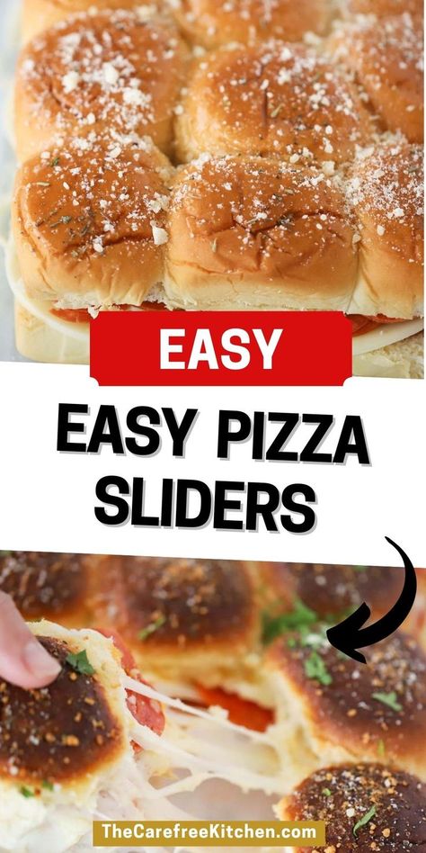 how to make pizza sliders, pepperoni pizza sliders recipe. easy dinner idea. Hawaiian Roll Pizza, Hawaiian Pizza Sliders, Kings Hawaiian Sliders, Pepperoni Pizza Sliders, Sliders Recipes Hawaiian Rolls, Pizza Sliders, Family Pizza Night, Pizza Slider, King Hawaiian Rolls