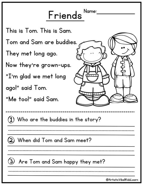 100 Kindergarten 1st grade Reading Comprehension Passages worksheets - Sentences Reading worksheet Fluency worksheet english learing full pack Inside you will find 100 kindergarten comprehension passages! These passages are great for kinders and  first graders would also be suitable for pre-k or first graders depending on how you use them. There is a lot of variety included. Please check the images and preview to see IF these passages will work for your students. 50 Kindergarten 1st grade Readin 1st Grade Worksheets Reading, Second Grade Reading Worksheets, Reading Passages 2nd Grade, 1st Grade Reading Comprehension, Kindergarten Comprehension, 1st Grade Reading, Seasons Worksheets, First Grade Reading Comprehension, Grade 1 Reading