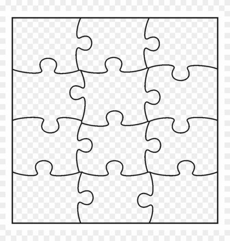 Free Blank Jigsaw Piece Template Make Your Own Puzzle Template, Free Hebrew Fonts, Jigsaw Puzzle Template, Blank Puzzle Pieces, Puzzle Piece Template, Jigsaw Piece, Puzzle Maker, Puzzle Frame, Puzzle Template