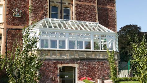 Orangery Conservatory, Skylight Shade, Conservatory Ideas, Conservatory Kitchen, Conservatory Design, Bespoke Home, Rooftop Terrace Design, Glass Structure, Sunrooms