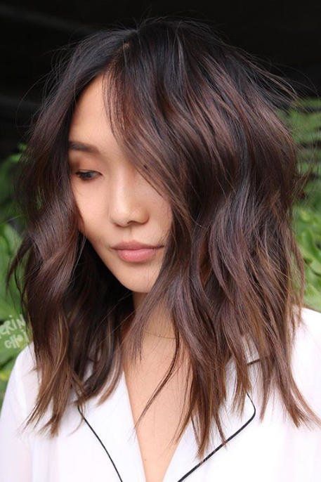 Hair Color Ideas That’ll Make This Summer Feel Totally Fresh for Blondes, Brunettes, and Redheads: Warm Cinnamon Edgy Hair Color, Winter Hair Trends, Wine Hair Color, Hair Color Asian, Wine Hair, Bold Hair Color, Winter Hair Color, Edgy Hair, Hair Color Highlights