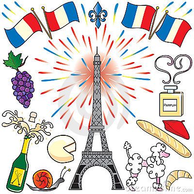 Paris, France clip art party by Terry Katz, via Dreamstime French Landmarks, Paris Bastille, Parisian Party, Carnival Of The Animals, World Thinking Day, Bastille Day, Paris Party, French History, French Flag