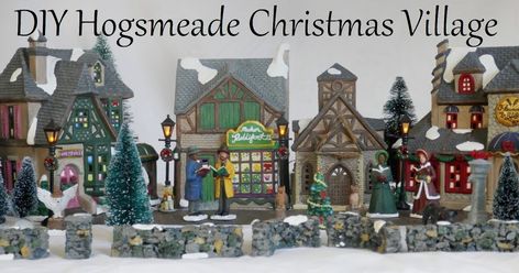 DIY Hogsmeade Christmas Village Previous Hogsmeade Christmas Village Posts: Hogwarts House Carol Singers Hogsmeade Owls Hogsme... Hogwarts Christmas Village, Hogsmeade Christmas, Harry Potter Christmas Village, Harry Potter Village, Christmas Village Diy, Hp Christmas, Faux Gingerbread, Carol Singers, Hogsmeade Village