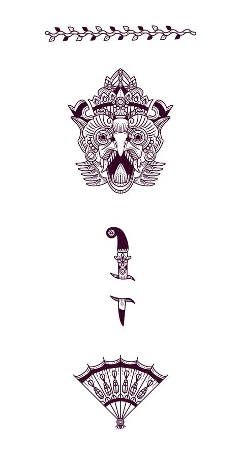 Indonesia on Behance Indonesian Tattoo Traditional, Elk Tattoo, Balinese Tattoo, Map Tattoo, Tattoo Temporary, Map Tattoos, God Tattoos, Summer Tattoo, Indonesian Art