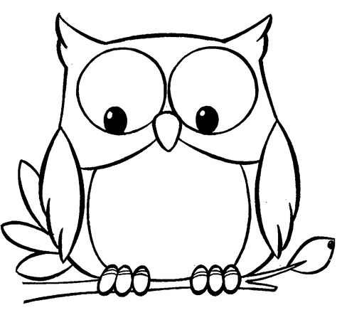 owl Owl Templates, Owl Coloring Pages, Arte Doodle, Owls Drawing, Owl Crafts, Owl Patterns, Hur Man Målar, Owl Art, Art Drawings For Kids