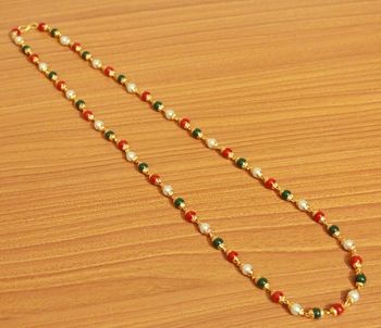 Multicolor pearl necklaces - Sanvi Jewels Pvt. Ltd. - 2912798 Multicolor Pearl Necklace, Ethnic Looks, Pearl Necklaces, Send It, In A Box, A Box, Beaded Jewelry, Pearl Necklace, Chain Necklace