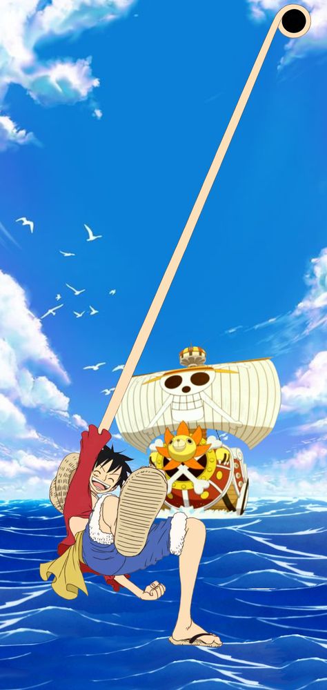 Luffy Ocean Thousand Sunny One Piece Wallpaper Galaxy s10 Luffy's Arm Around Camera Hole Punch Sunny One Piece Wallpaper, Thousand Sunny One Piece, Sunny Go, 4k Wallpaper Android, Thousand Sunny, Wallpaper Galaxy, One Piece Wallpaper, Best Naruto Wallpapers, Go Wallpaper