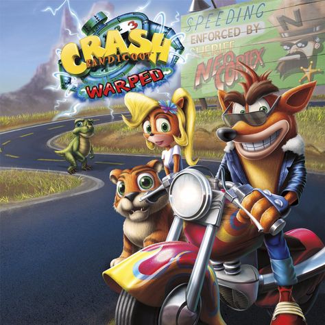 Warped HD Crash Bandicoot 3 Warped, Banjo Kazooie, Spyro The Dragon, Motorcycle Posters, Baguio, Crash Bandicoot, Game Artwork, Super Smash Bros, Metal Poster Displate