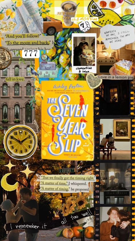 the seven year slip🍋💛🌙🍂🥧🎨 #books #thesevenyearslip The Seven Year Slip, Kodak Portra, The Seven, Falling In Love, Books