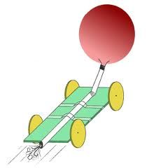 Balloon car racing... Balloon Powered Car, Rocket Car, Balloon Rocket, Balloon Cars, Force And Motion, Stem Learning, Stem Projects, Research Center, Stem Science