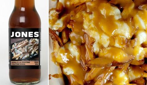 poutine Poutine Variations, Poutine Recipes, Cheese Curds Recipe, Gravy Fries, Cheddar Cheese Curds, Poutine Recipe, Jones Soda, Fried Cheese Curds, French Foods