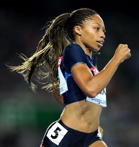 Allyson Felix http://www.menshealth.com/fitness/sexiest-female-olympians/allyson-felix Flo Jo, Field Athletes, Allyson Felix, Track Star, Track Team, Long Jump, Athletic Girls, Olympic Athletes, Sporty Girls