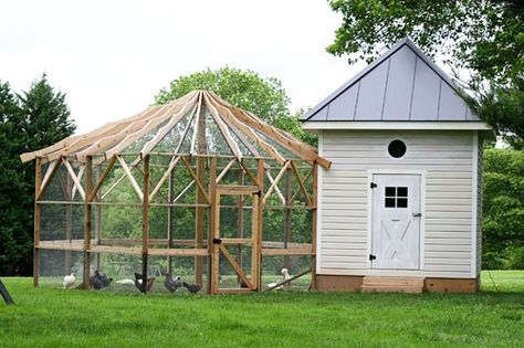 Corn Crib, Coop Design, Future Farms, Bird Aviary, Building A Chicken Coop, Backyard Farming, Chicken Runs, Chicken House, Chicken Farm