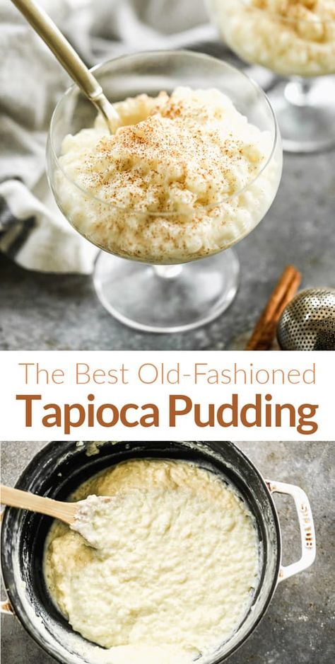 Homemade Tapioca Pudding, Pearl Tapioca, Tapioca Pudding Recipe, Pudding Recipes Homemade, Tapioca Recipes, Diy Dessert, Avocado Pudding, Tapioca Pudding, Homemade Pudding