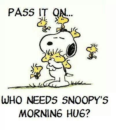 Snoopy Hugs, Snoopy Hug, Morning Hugs, Peanut Gang, Woodstock Snoopy, Woodstock Peanuts, Snoopy Cartoon, Peanuts Cartoon, Peanuts Characters