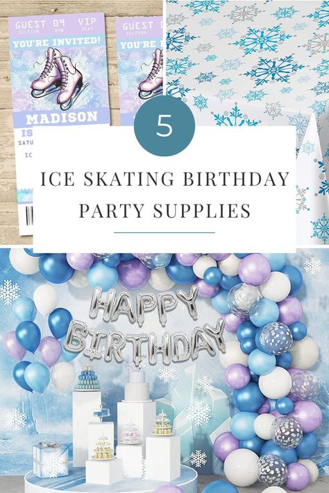 If you’re looking for the perfect way to make your little one’s birthday extra special, why not try out an ice skating party? Ice skating is a fun activity that everyone can enjoy. Here are some must-haves for creating a magical ice-skating experience for your child. Winter Wonderland Ice Skating, Ice Princess Party, Ice Skating Birthday Party, Skate Birthday Party, Skating Birthday Party, Ice Skating Party, Skate Birthday, Skating Party, 9th Birthday Party