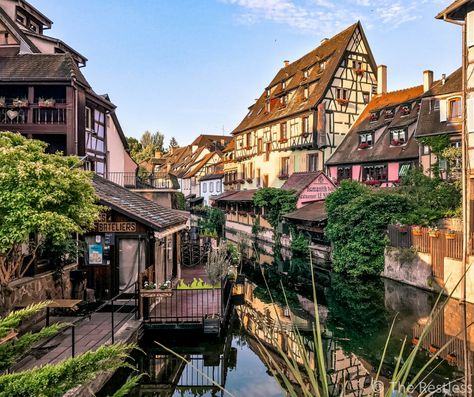 Looking to visit the Alsace region on your next trip to France? Here's how to spend one day in Colmar with gorgeous photos! Castles France, Colmar France, Travelling Abroad, France Itinerary, Alsace France, Howls Moving Castle, Colmar, Cruise Travel, Alsace