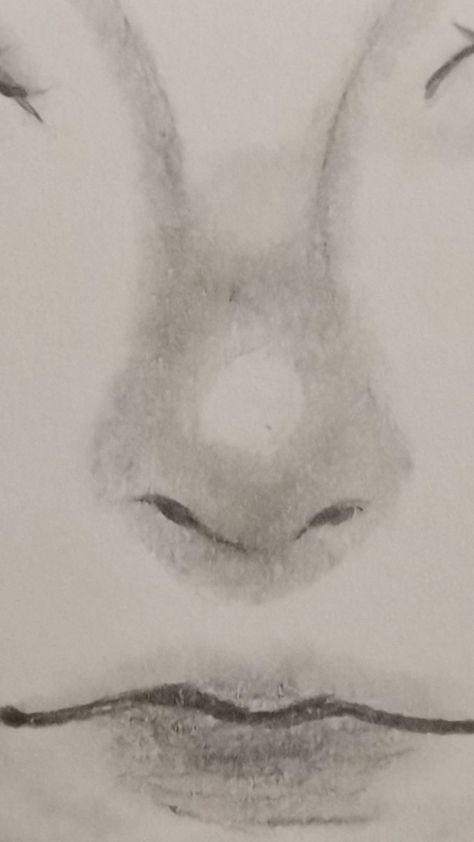 Nose Sketch Easy, Female Nose Drawing, Nose Sketches, Nose Sketch, Sketch Nose, Draw Nose, Drawing Nose, Nose Drawing, Easy Stretches