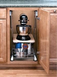 Mixer Lift, Appliance Lift, Rev A Shelf, Rockler Woodworking, Classic Kitchen, Casa Container, Kitchen Cabinet Organization, Built In Cabinets, Kitchen Redo