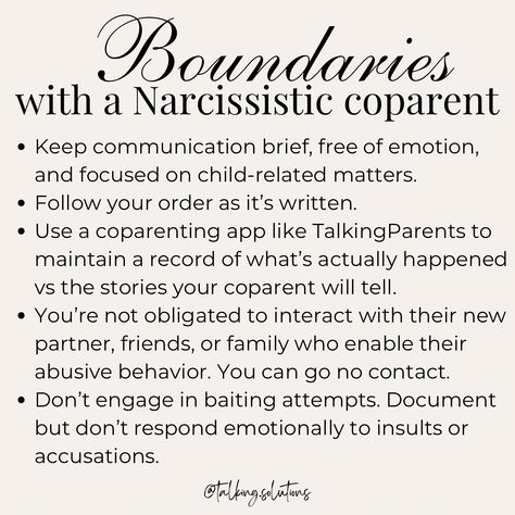 🚩Counter-parenting can make shared custody a constant battle rather than a shared effort. When one parent is committed to sabotaging the other’s parenting, it’s not a refusal to coparent but rather a painful response to an ex who’s focused on undermining stability. ➡️If you’re navigating this with a narcissistic coparent, know that you’re not alone, and there’s no shame in setting boundaries and protecting your peace for your children’s sake. ❕Setting boundaries may not stop their behavio... Coparenting Worksheets, Dealing With A Narcissistic Co Parent, Co Parenting With A Narcissistic Father, Narcissistic Coparenting, Narcissistic Co Parenting, Coparenting With A Narcissistic Dad, Co Parenting With A Toxic Parent, Counter Parenting, Coparenting With A Toxic Person Quotes