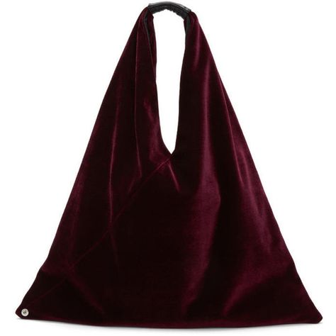 MM6 Maison Margiela Burgundy Velvet Tote ($220) ❤ liked on Polyvore featuring bags, handbags, tote bags, burgundy, burgundy handbags, burgundy tote bag, snap purse, purple tote bags and burgundy tote Velvet Tote Bag, Snap Purse, Tote Bag Outfit, Totes Ideas, Purple Tote, Purple Tote Bag, Purple Handbags, Purple Purse, Velvet Purse