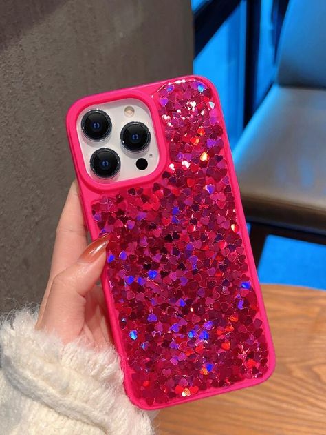 Carcase Iphone, Sparkly Phone Cases, Phone Case Diy Paint, Pink Phone Case, Girly Iphone Case, Bling Phone Cases, Stylish Iphone Cases, Pink Phone, Girly Phone Cases